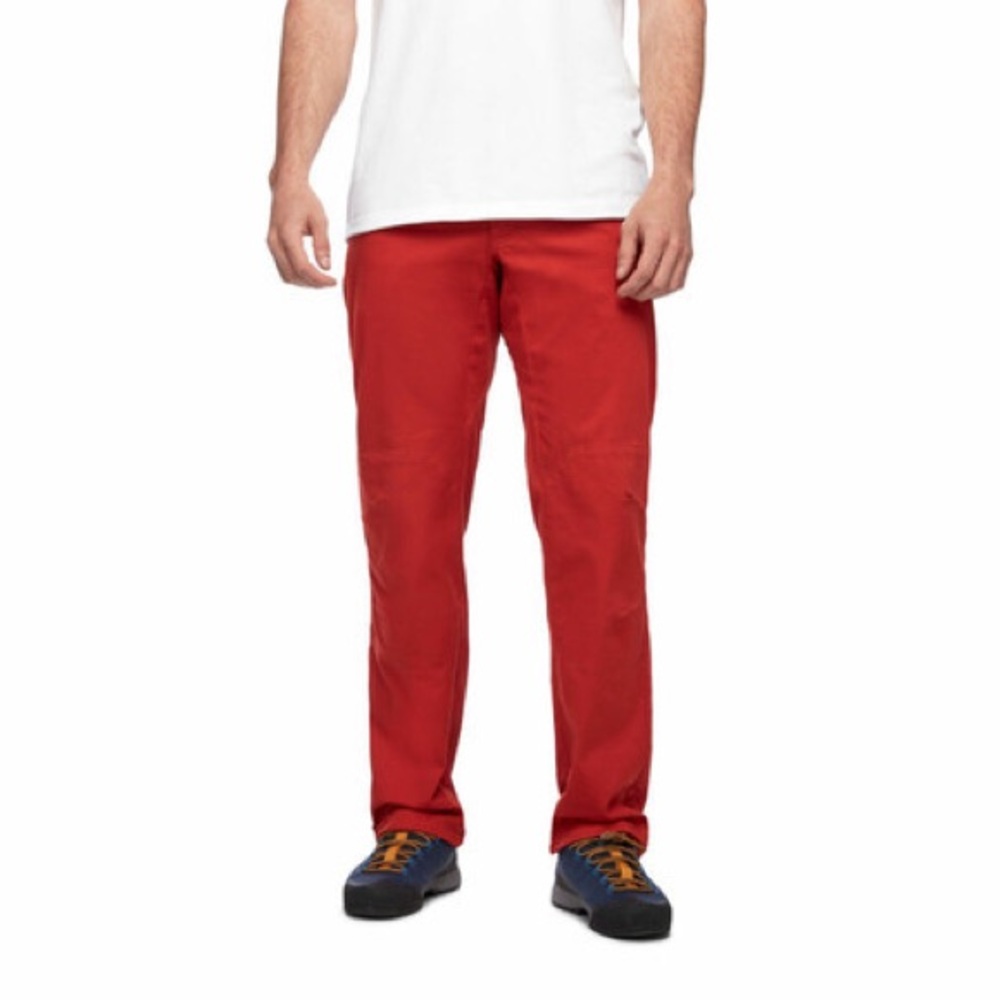 LIKE NEW Black Diamond Men’s Credo Climbing Pants Red Orange Size 36
